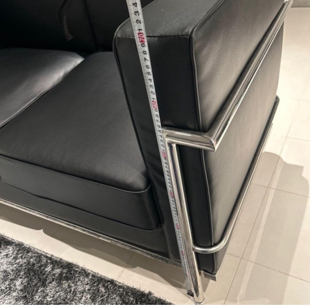 【引越し間近最終値下げ/配送料込み】ル・コルビジェリプロダクト2人掛けソファー