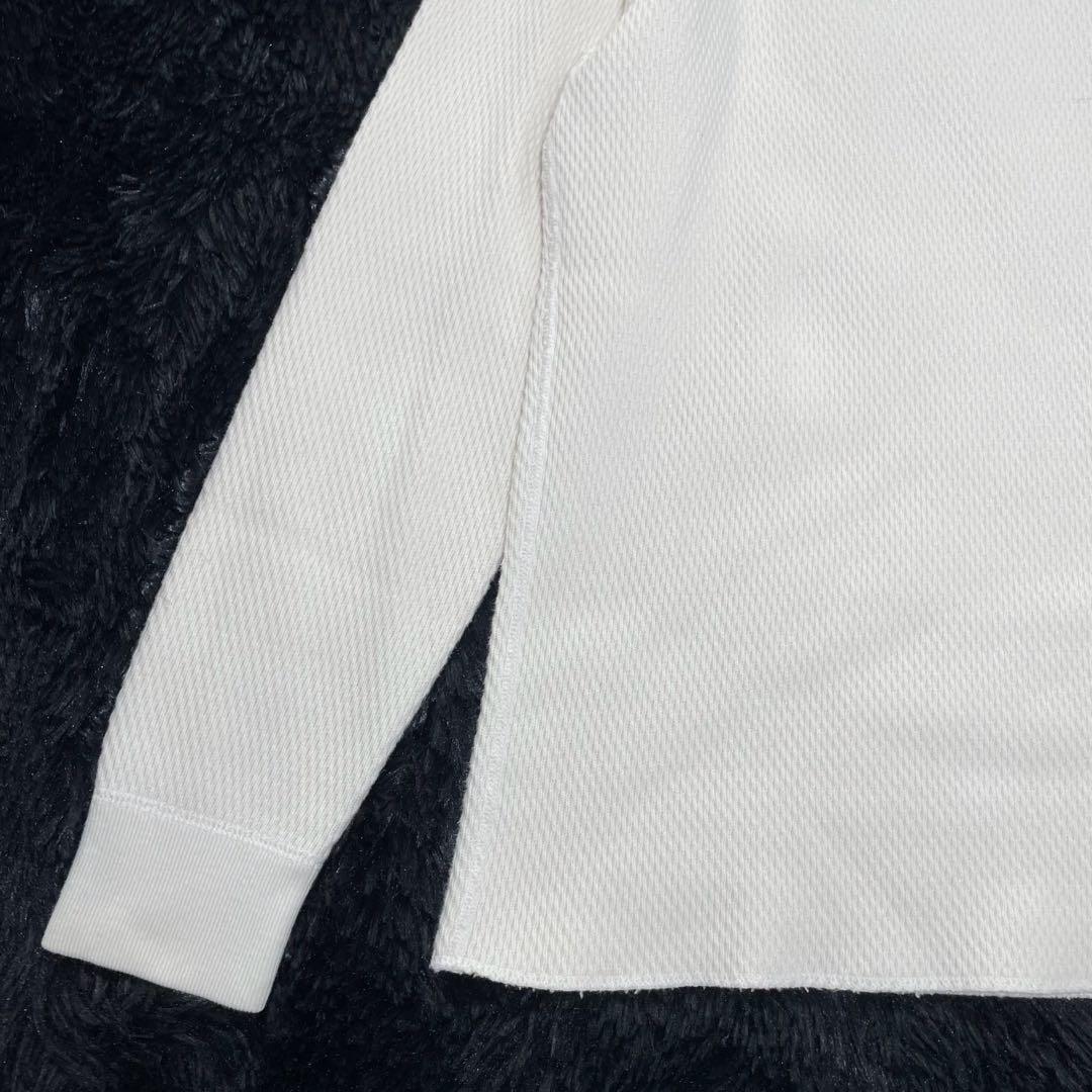 【美品】ザリアルマッコイズ　ミリタリーサーマルシャツ・ハニカム地・L・コットン