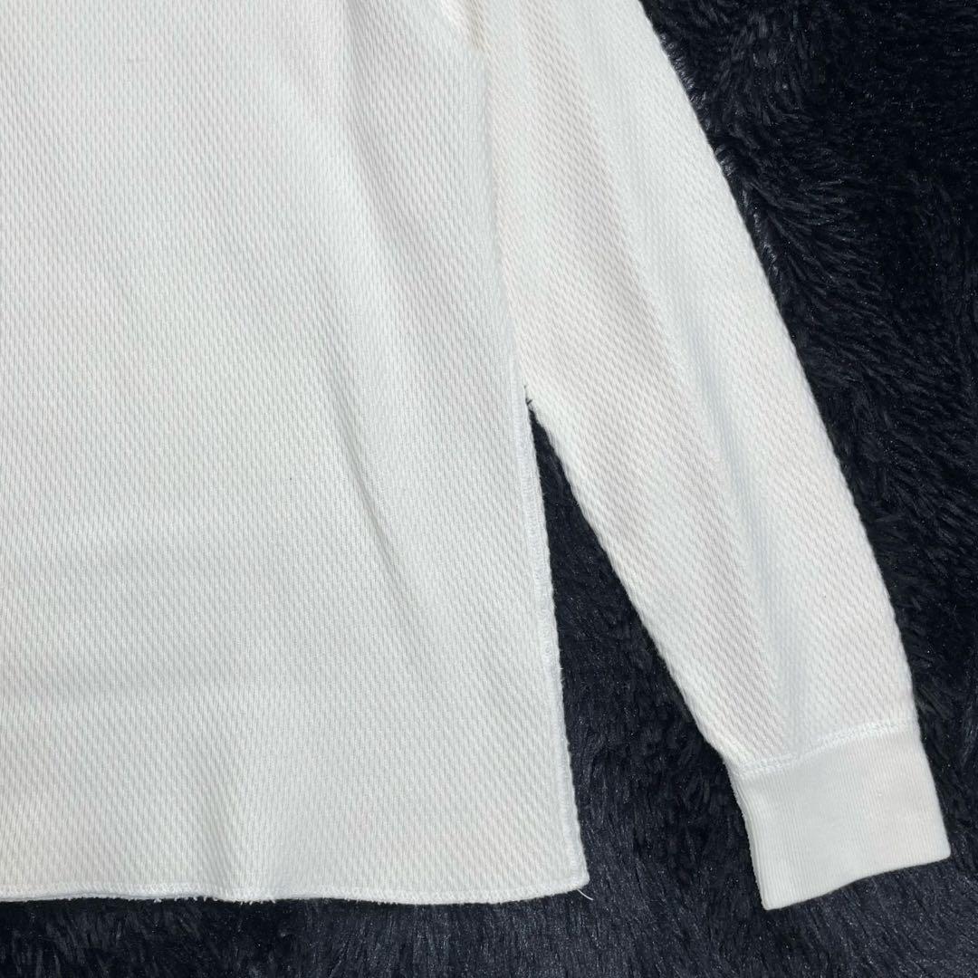 【美品】ザリアルマッコイズ　ミリタリーサーマルシャツ・ハニカム地・L・コットン