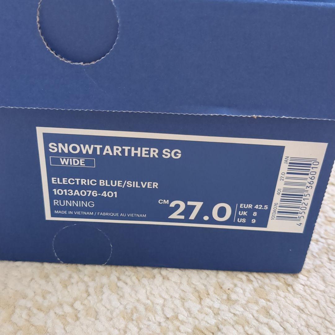 【ASICS　TARTHER】雪道用 ジョギングシューズ27m