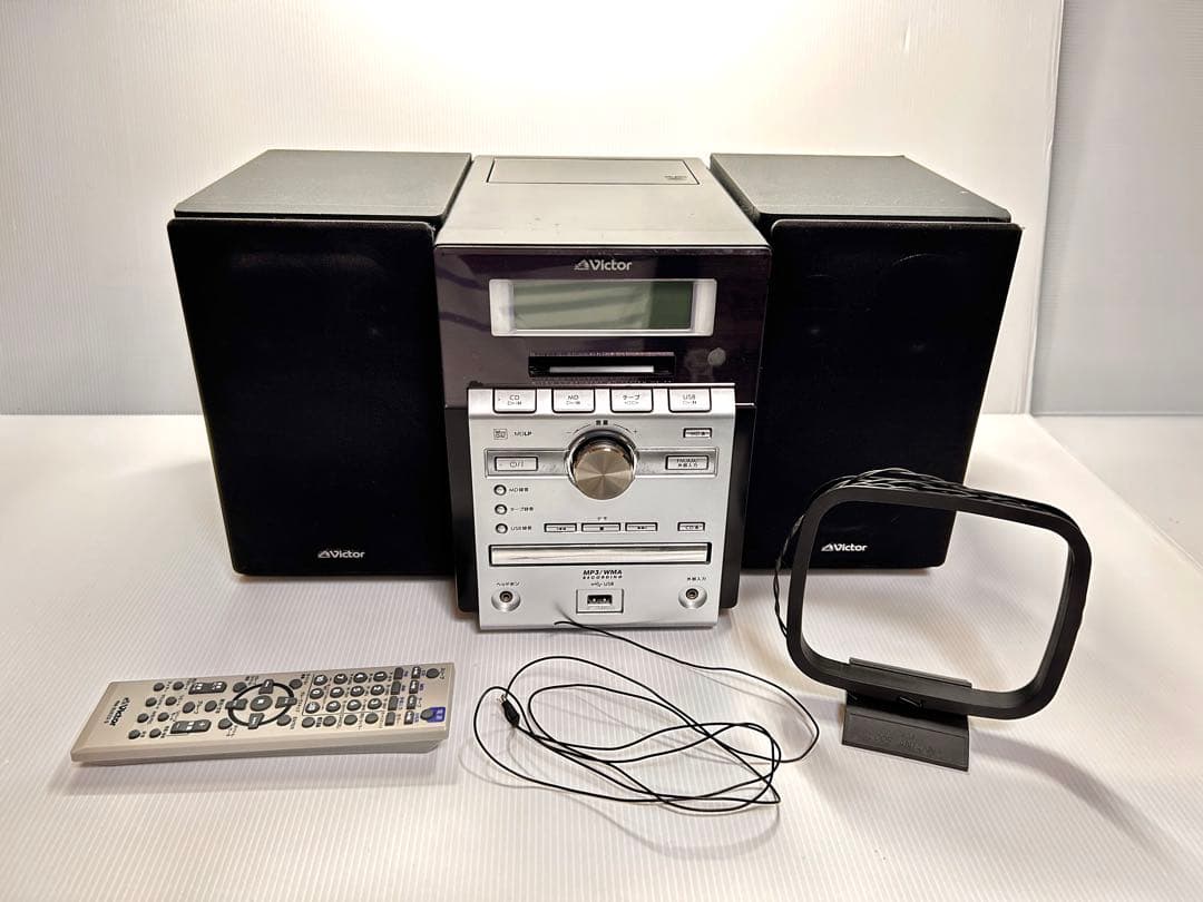 週末限定価格❗️【完品】CA-UXZ2-B CD MD コンポ　ビクター