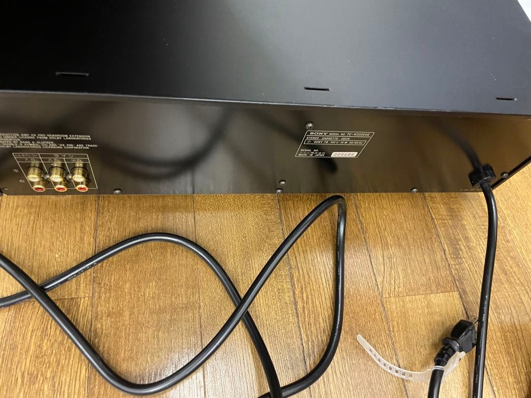 SONY カセットデッキTC-K222ESG