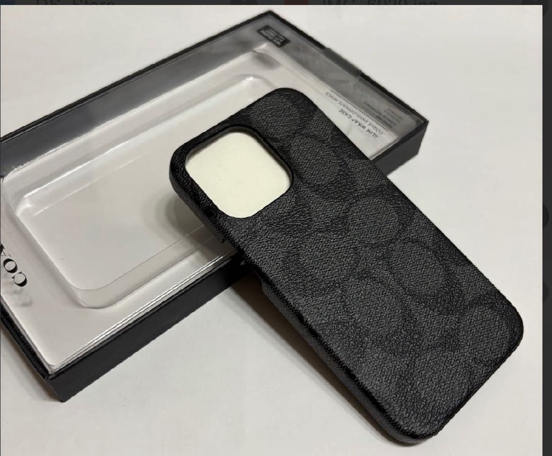 COACH iPhone13 pro ケース C8023 GRAPHITE 1