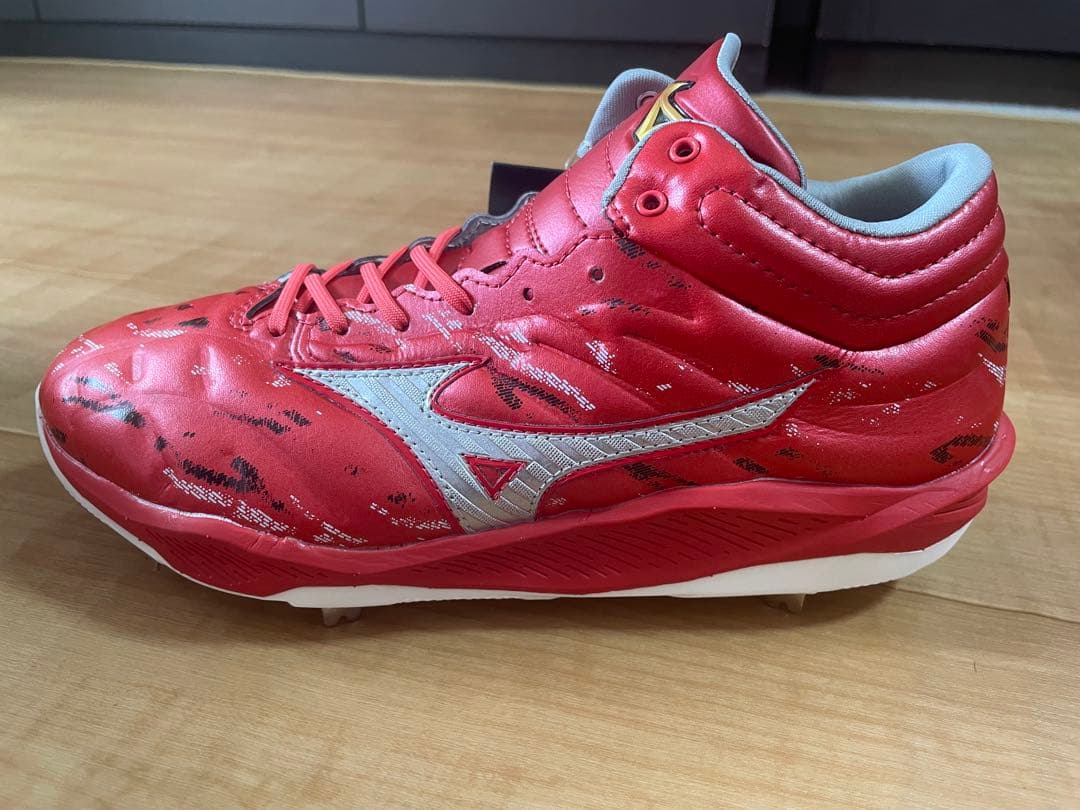Mizuno 野球スパイク レッド