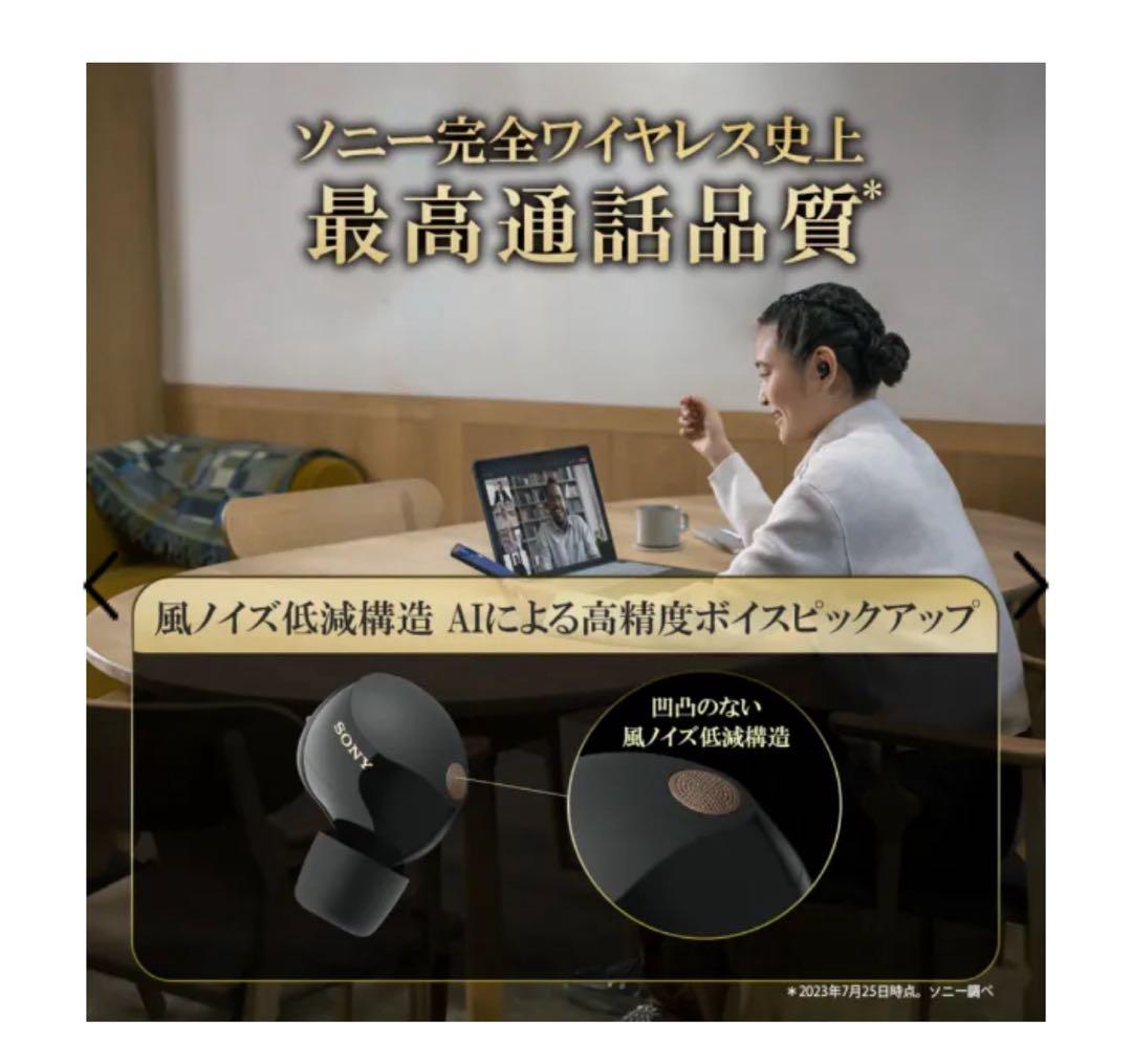 完全ワイヤレスイヤホン WF-1000XM5BC [ワイヤレス(左右分離)