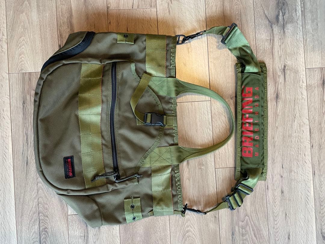 BRIEFING GYM WIRE MOSS　ジムワイヤー カーキ　モス