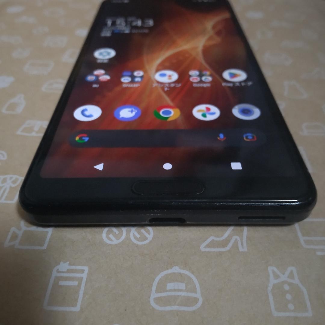 AQUOS sense5G SHG03 バッテリー75% ブラック