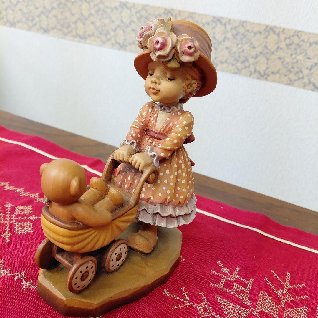 アンリ人形　サラケイ　木彫り人形　イタリア　アンティーク