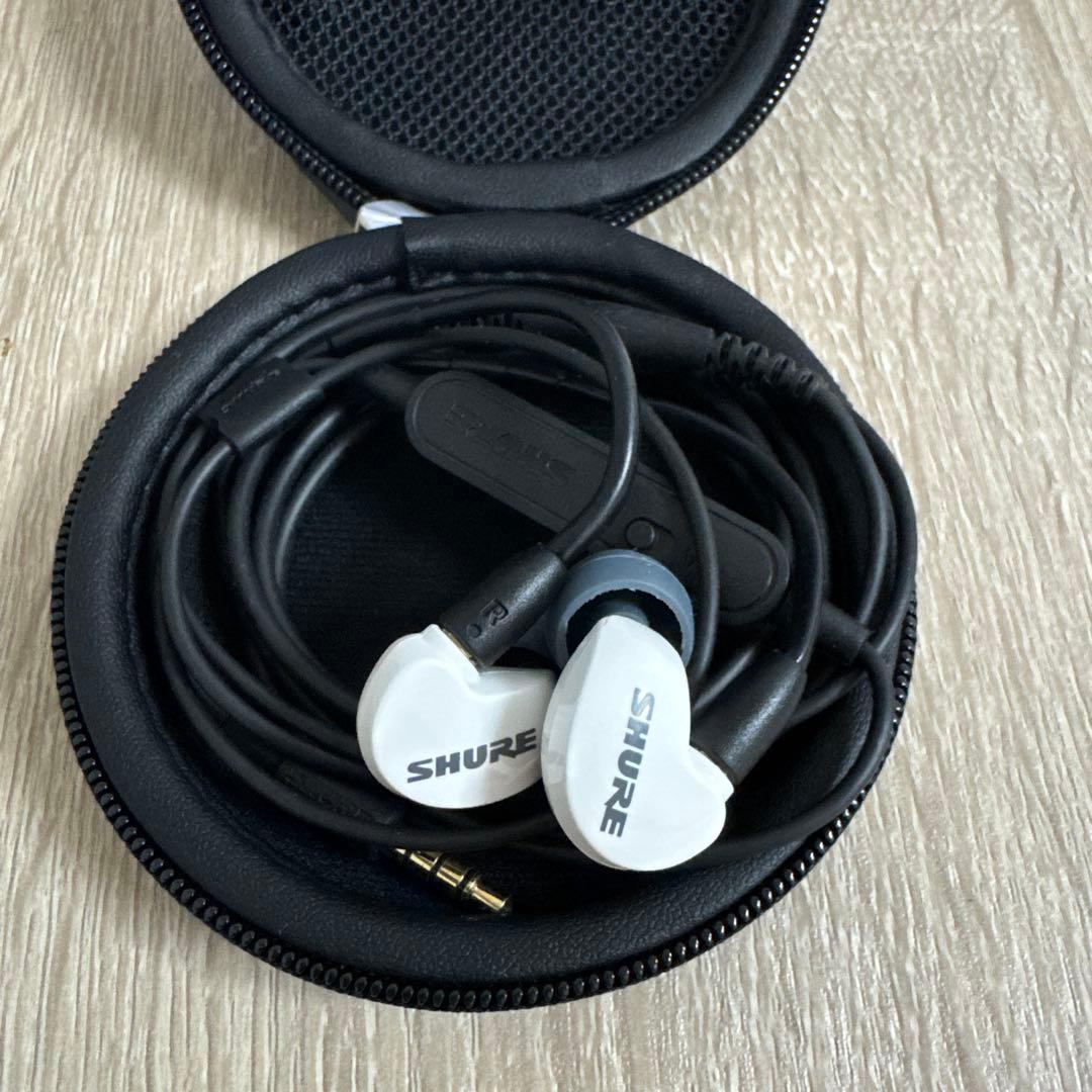 SHURE 有線イヤホン 音量調整ボタン付き