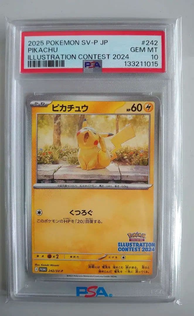 ピカチュウ 242/SV-P ILLUSTRATIONCONTES 2024