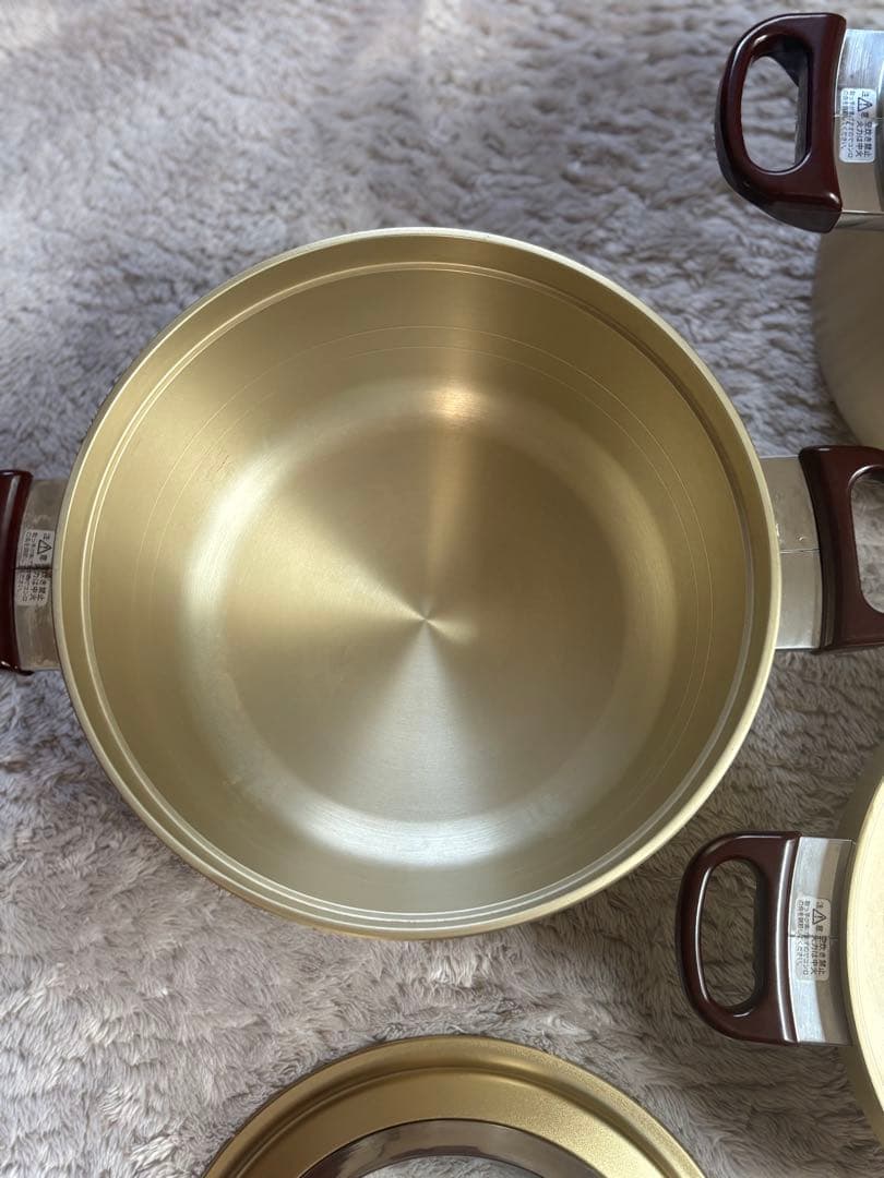 マル球産業　鍋セット　ゴールドシリーズ　ＩＨ対応