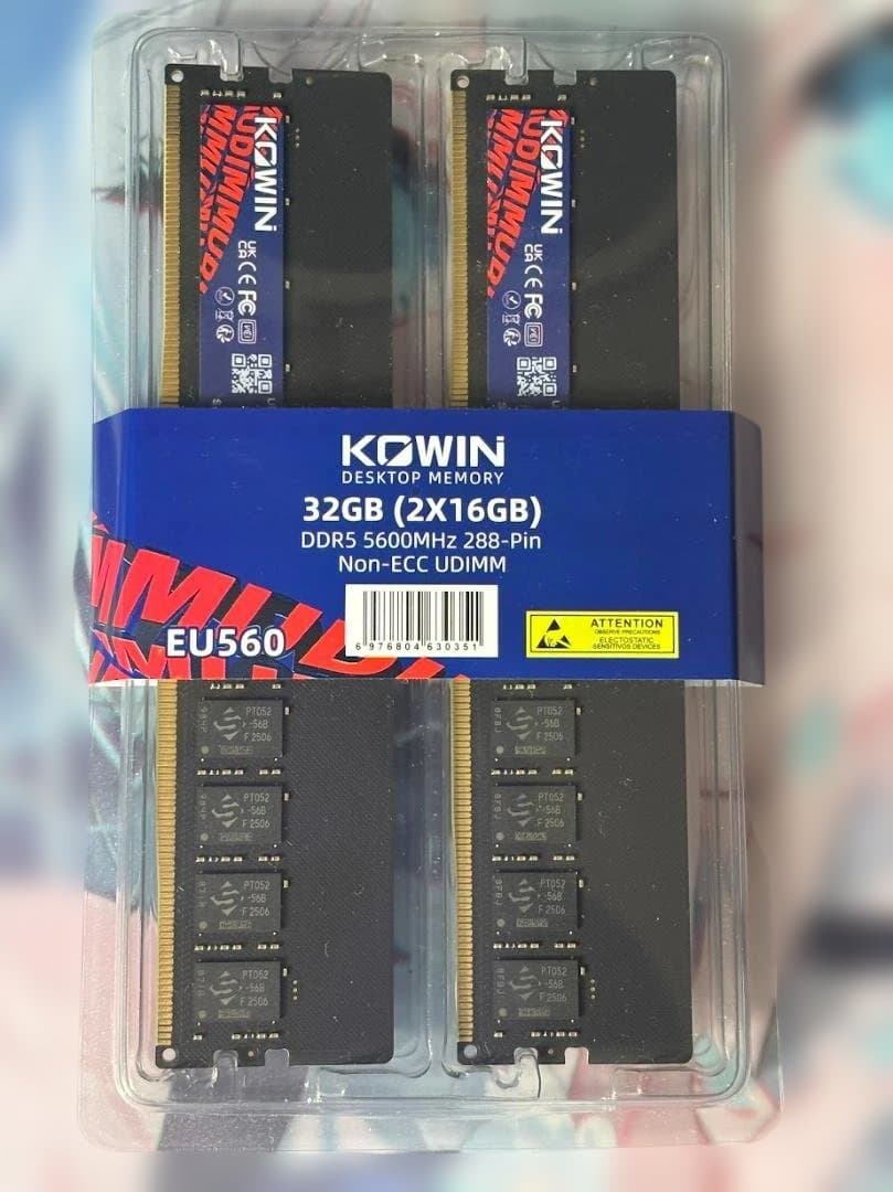 （新品）KOWIN 32GB (2x16GB) DDR5 5600MHz メモリ