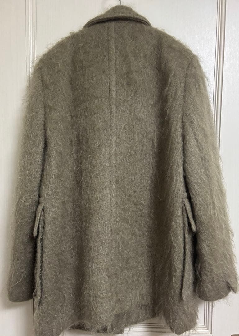 hyke×Edition モヘアジャケット　カーキ