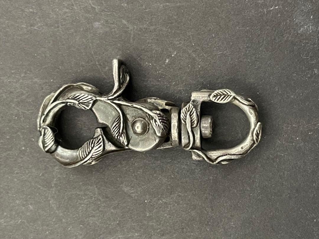 Ugo Cacciatori シルバー925製　キーキーパー　回転式　ナスカン