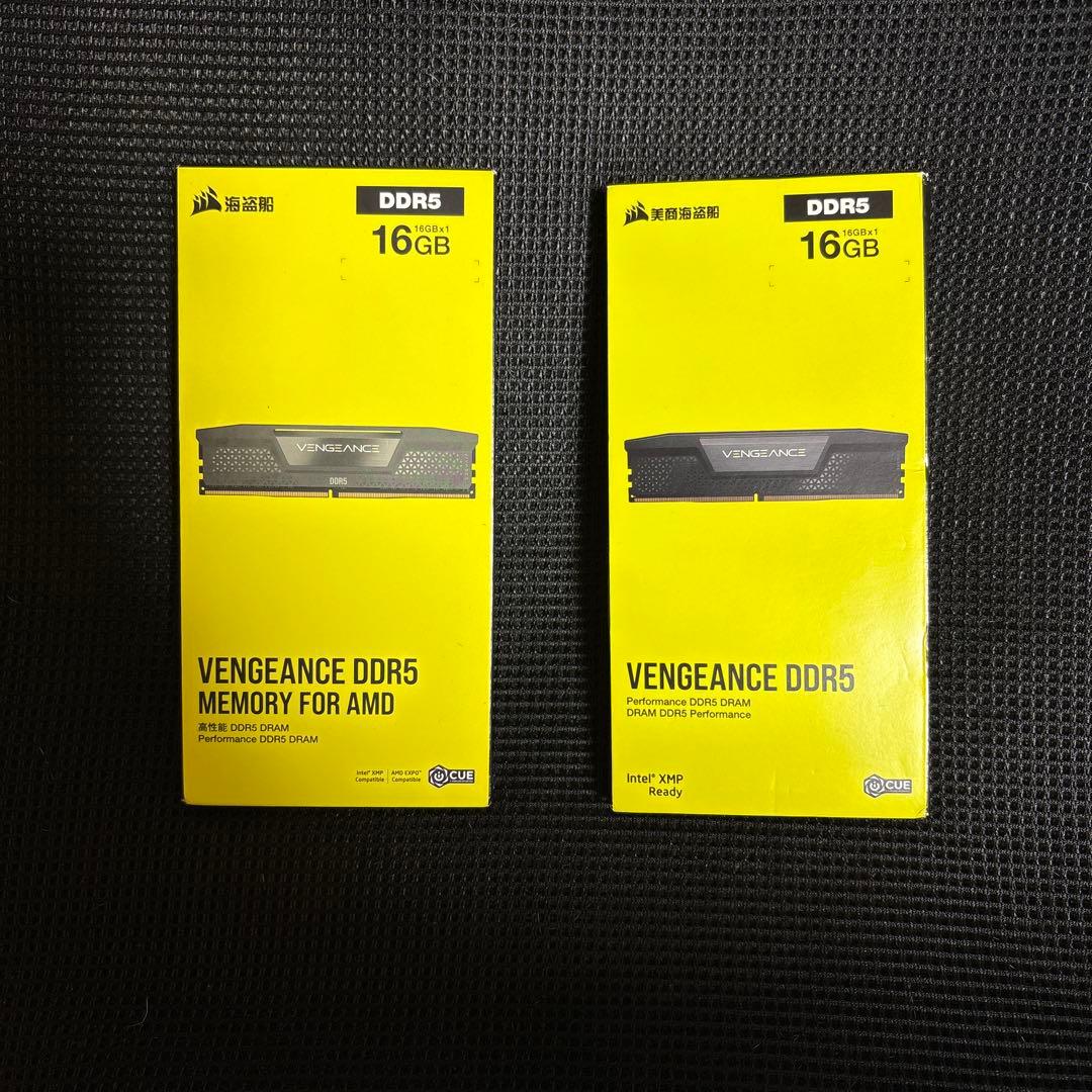 新品 CORSAIR Vengeance DDR5 32GB 6000MHz