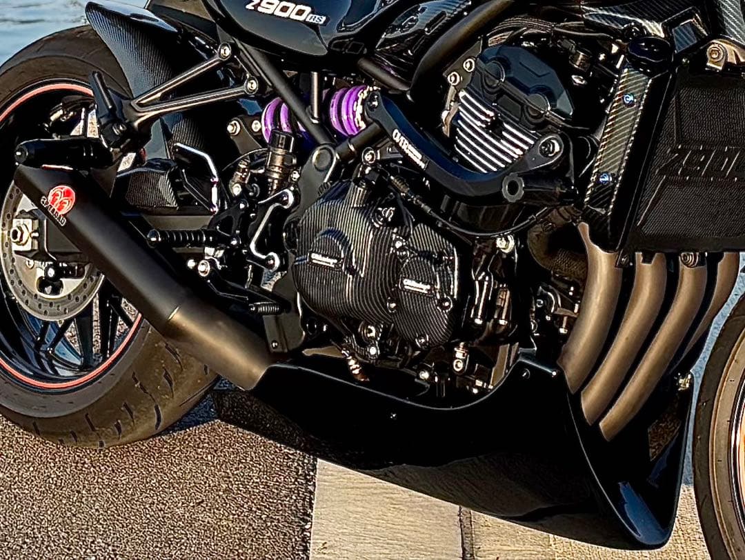 美品！SP忠男 カワサキ Z900RS（2BL用） マフラー 希少 赤ステッカー