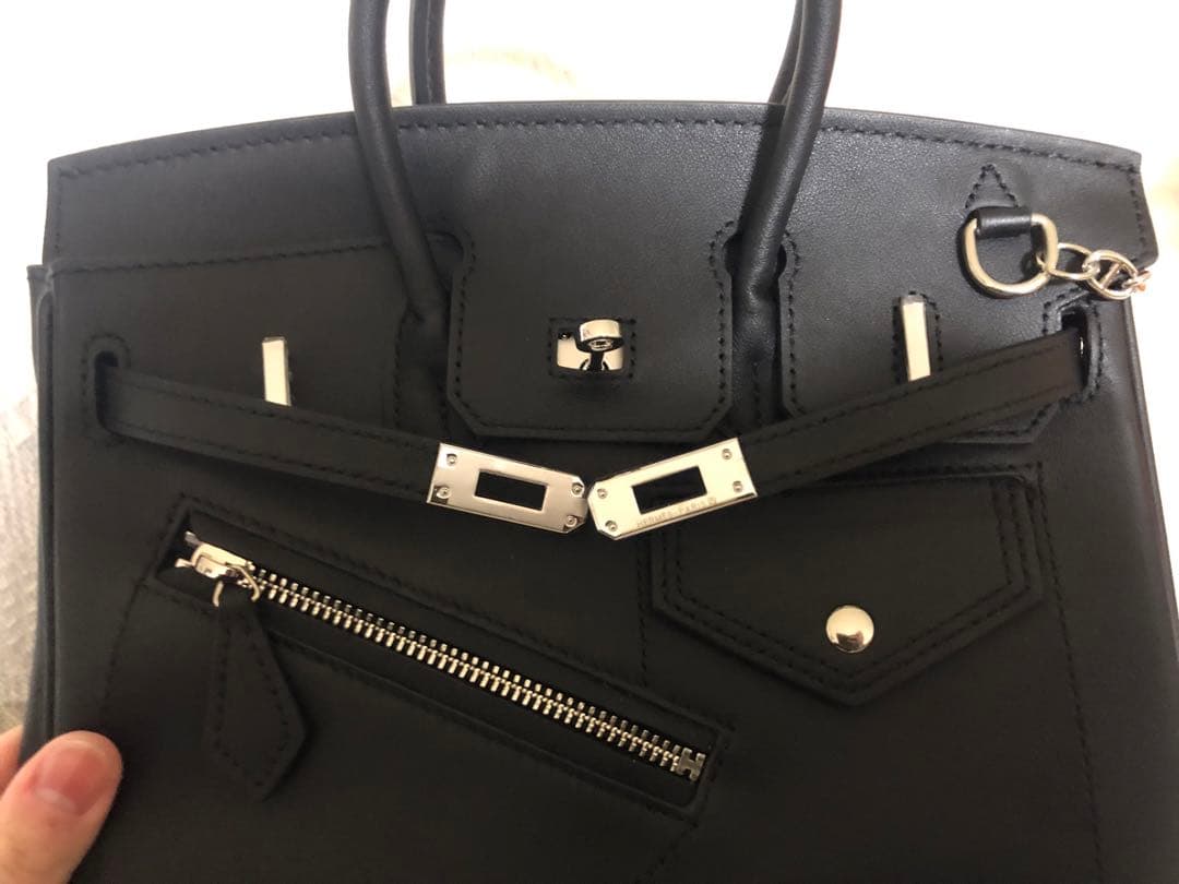 HERMES エルメス ノベルティ ハンドバッグ ブラック