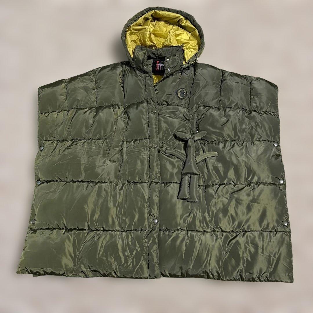 ottod'Ame オットダム　中綿フーデットベスト　ポンチョ