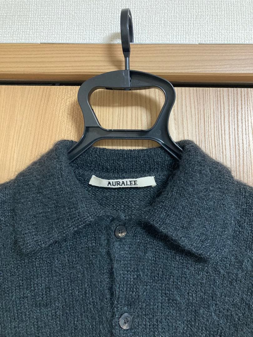 オーラリー 24AW BRUSHED SUPER KID MOHAIR KNIT