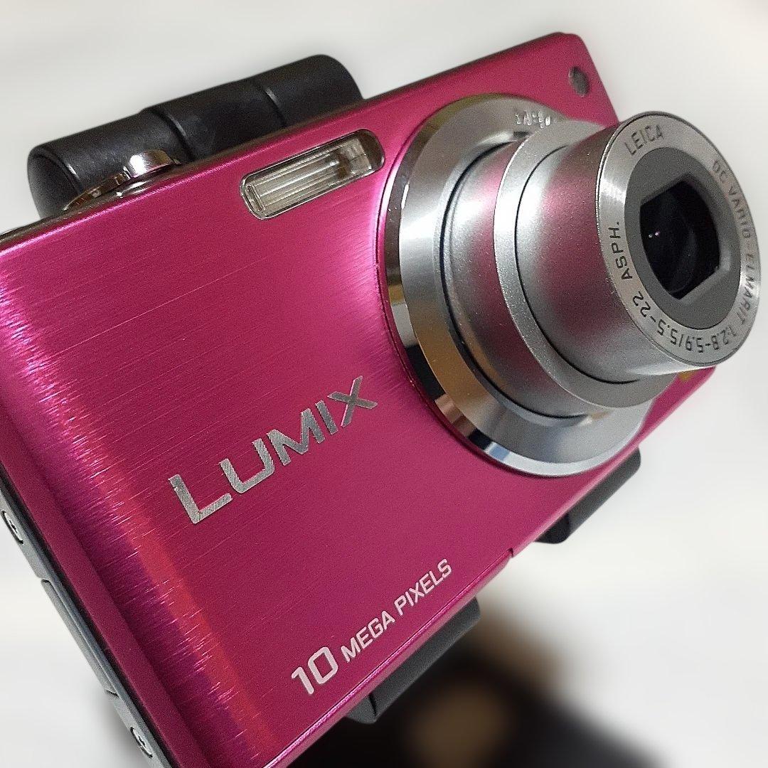 PanasoncLUMIX ピンクデジタルカメラ 10メガピクセル