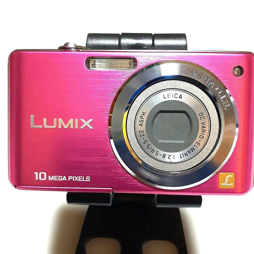 PanasoncLUMIX ピンクデジタルカメラ 10メガピクセル