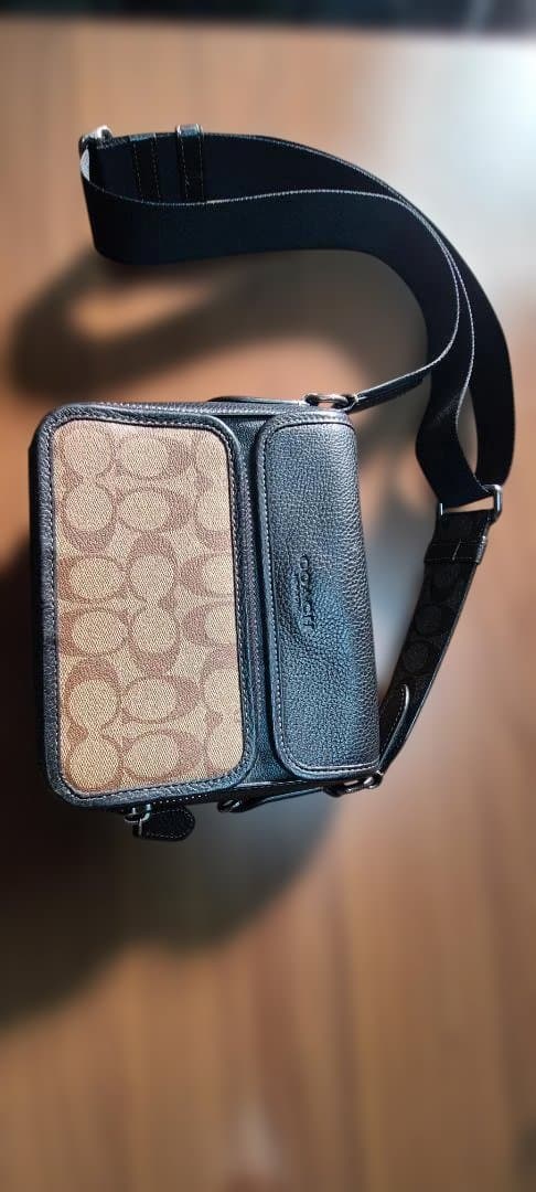 Coach ショルダーバッグ ブラック/ベージュ