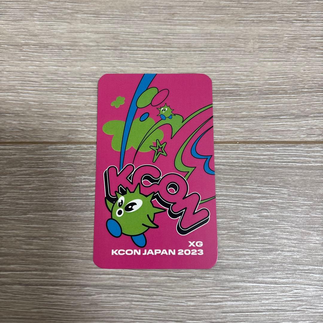 チサ　トレカ　KCON カフェ　2023 XG