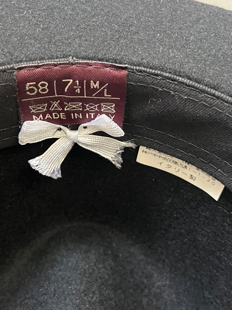 PANIZZA パニッツァ　イタリア高級ハット　上質フェルト　帽子