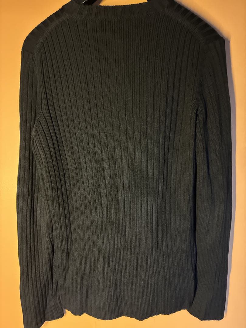 レア！ヘルムート・ラング本人期HELMUT LANG ブラックリブニット