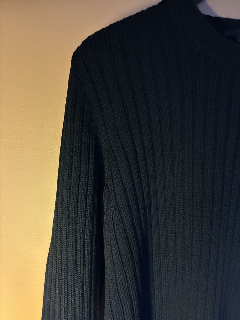 レア！ヘルムート・ラング本人期HELMUT LANG ブラックリブニット