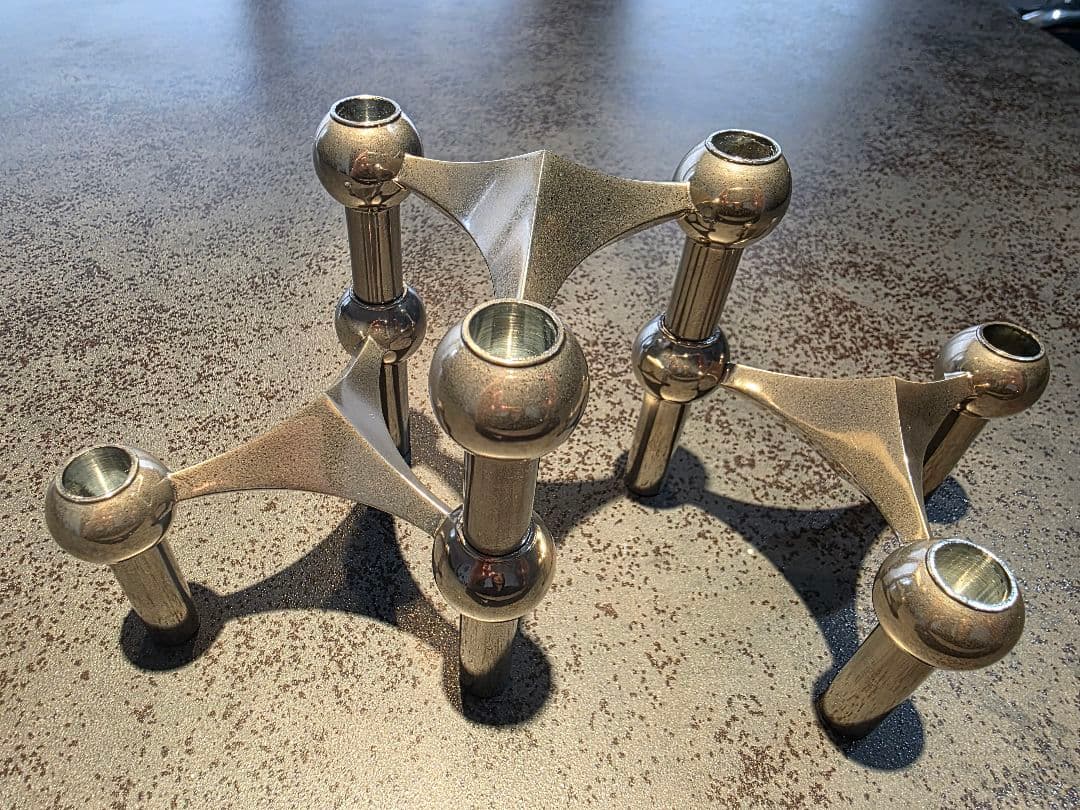 STOFF NAGELストッフナゲル キャンドルホルダー クローム