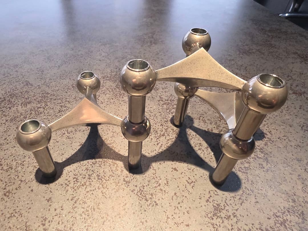 STOFF NAGELストッフナゲル キャンドルホルダー クローム