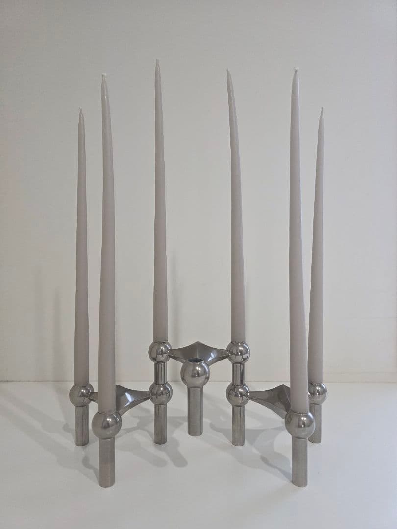 STOFF NAGELストッフナゲル キャンドルホルダー クローム