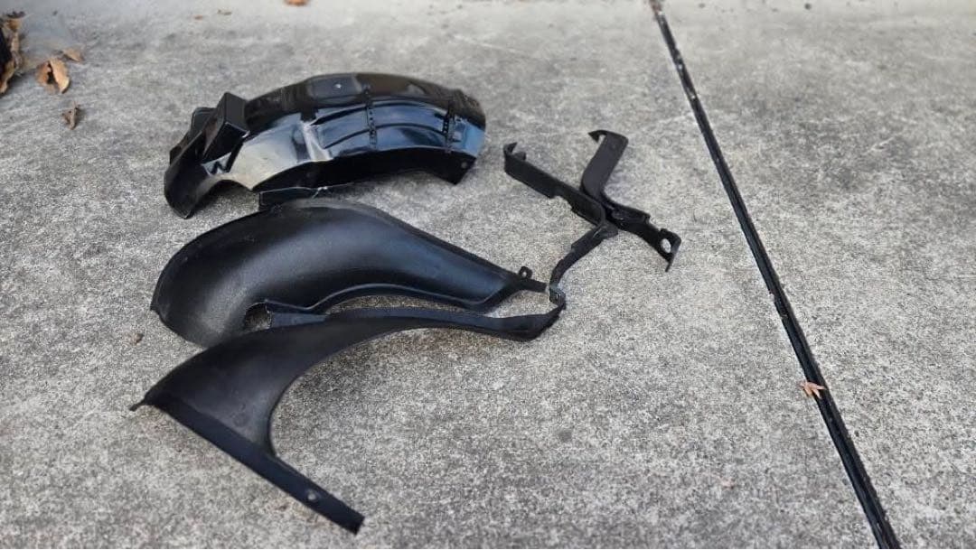 Gpz900r インナーフェンダーセット