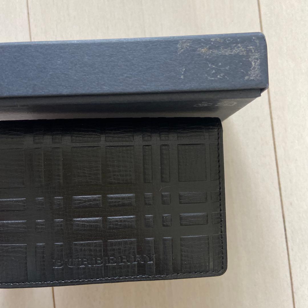 R　11月28日まで【新品　未使用】BURBERRY ブラック 名刺入れ