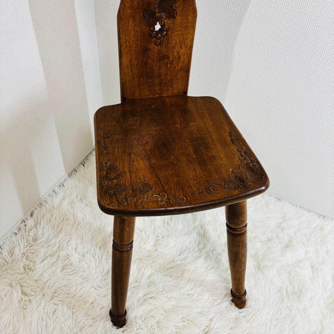 D&A YOSHIKAWA 花台 葡萄 グレープ アンティーク 木製