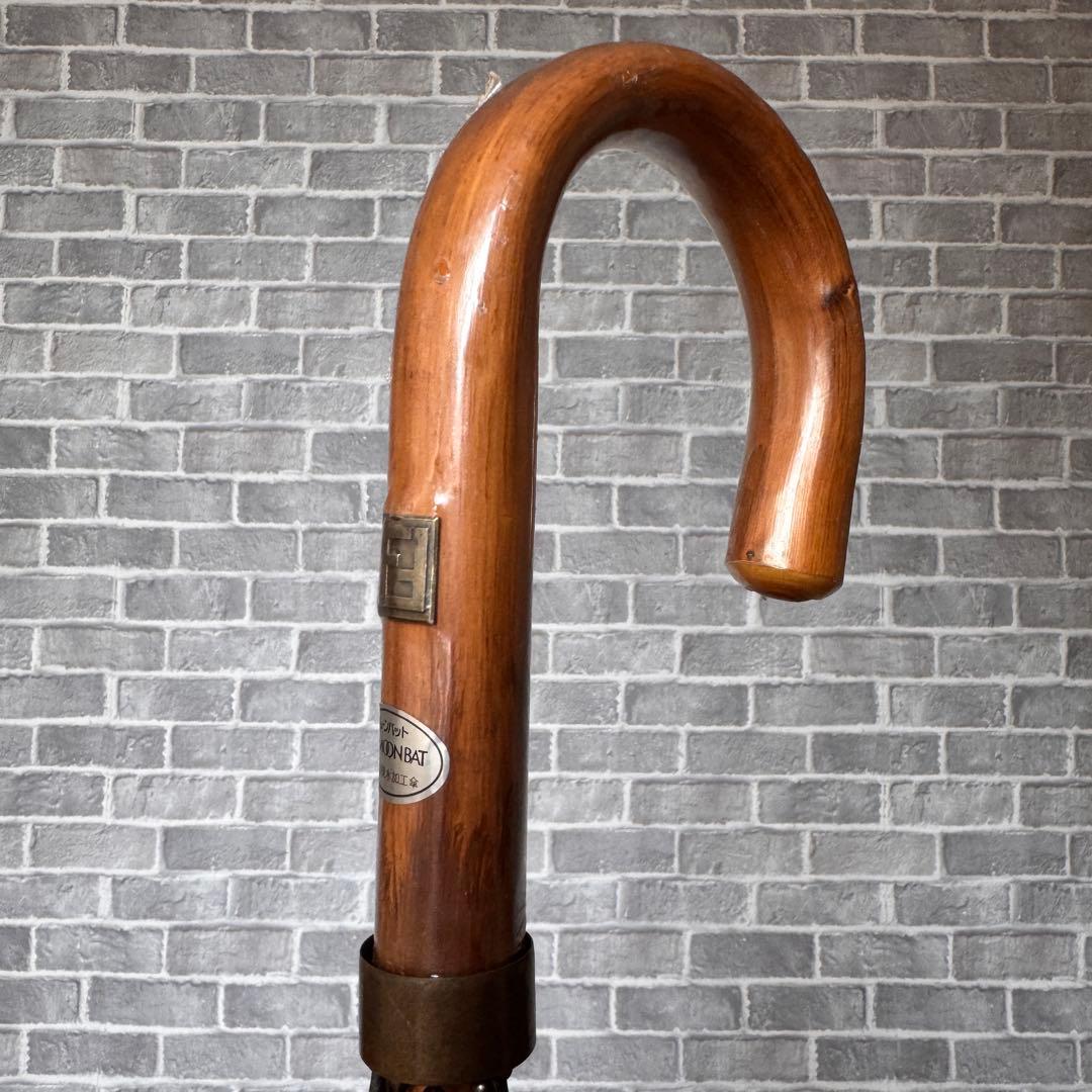 美品 FENDI フェンディFFロゴ ダークネイビー長傘