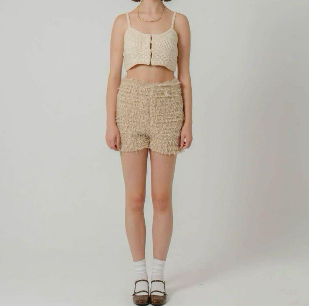 eaphi ショートパンツ FLUFFY SHORT PANTS