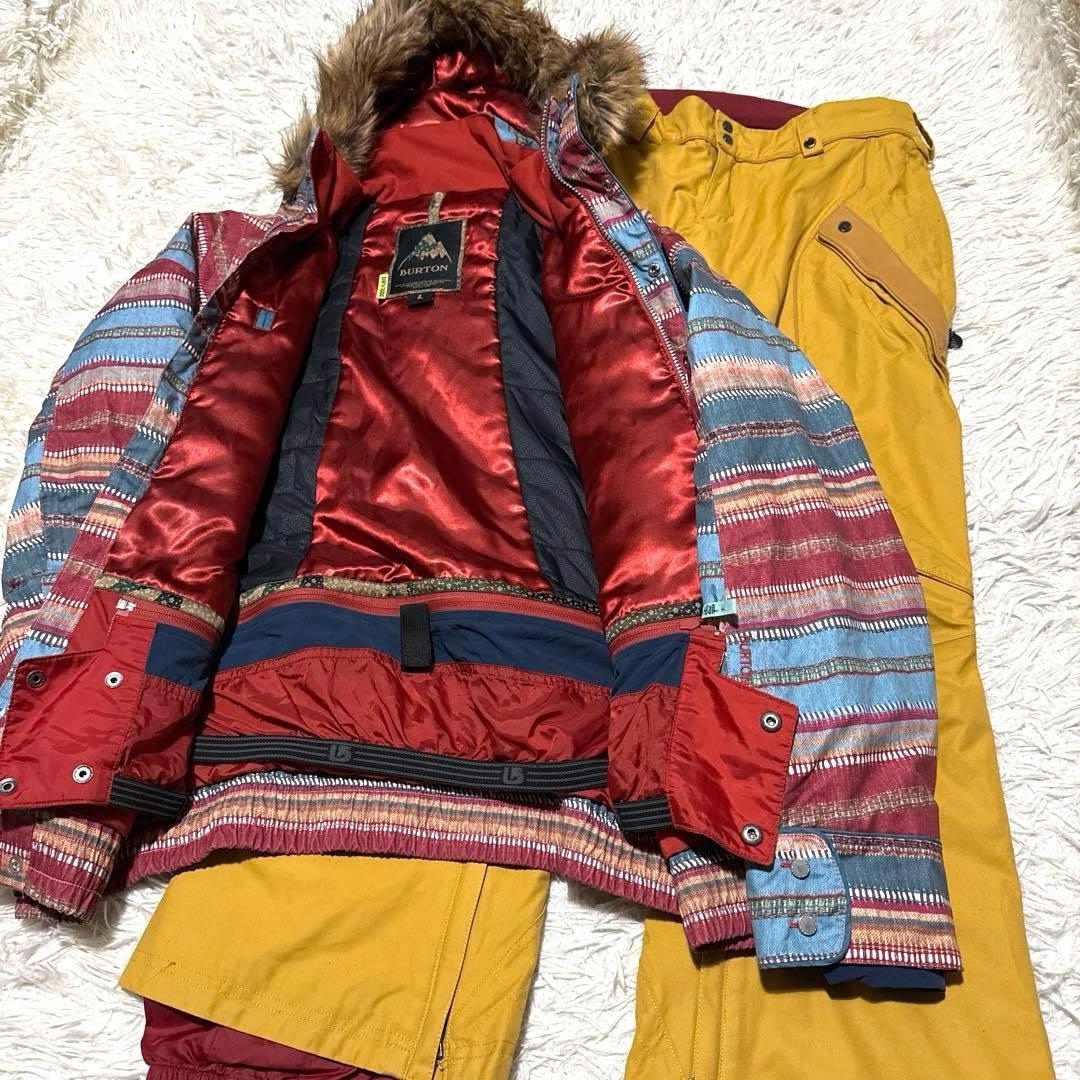 BURTON バートン スノボ ウェア L レディース マルチカラー ネイティブ