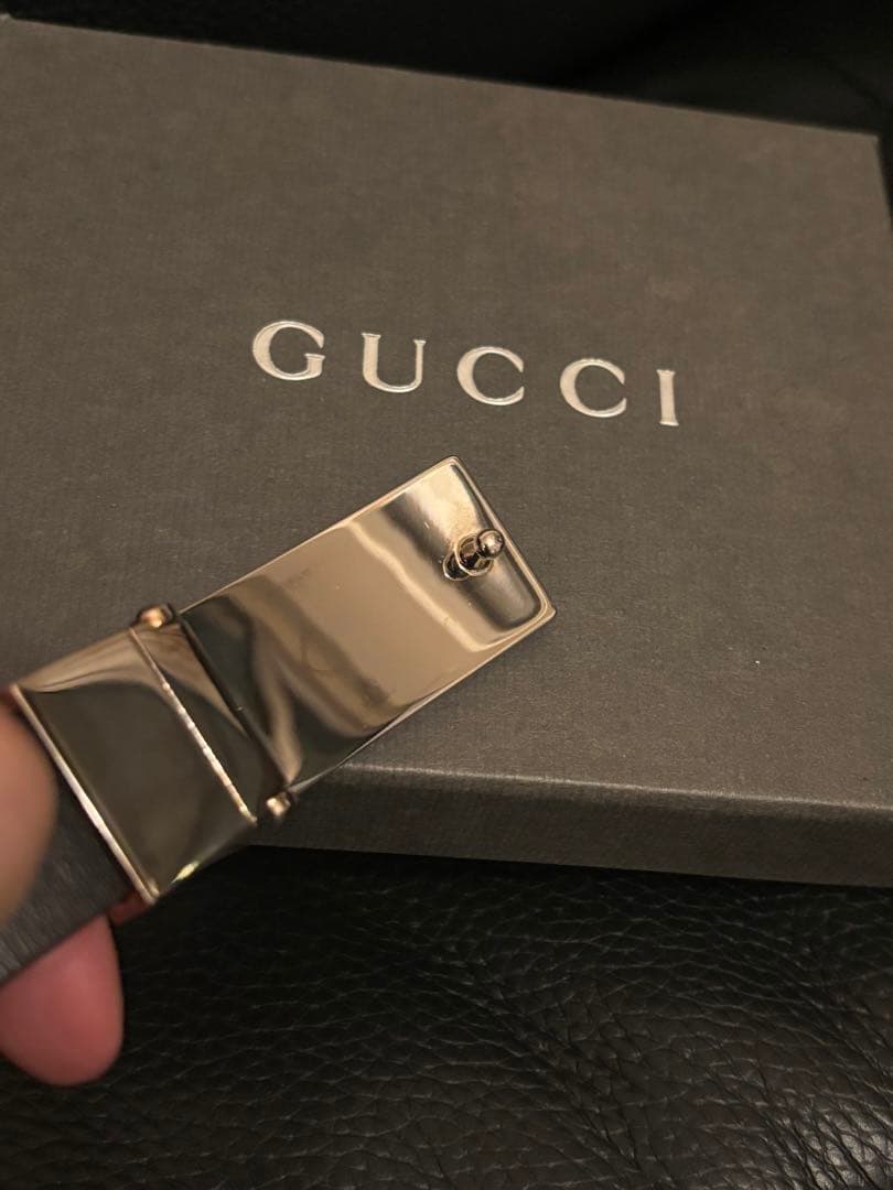 【専用】GUCCI レザーベルト ホワイト