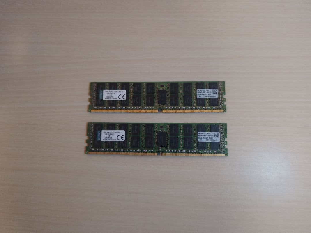 ◇Kingston PC4-2133P-RAD-11 16GB×2 合計32GB