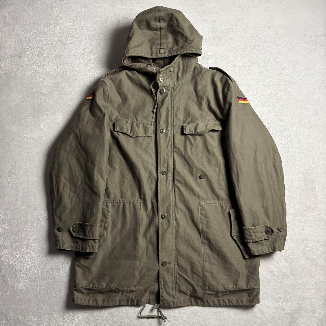 90s ドイツ軍　モッズコート　ロングフィールドパーカー　ボアライナー付き