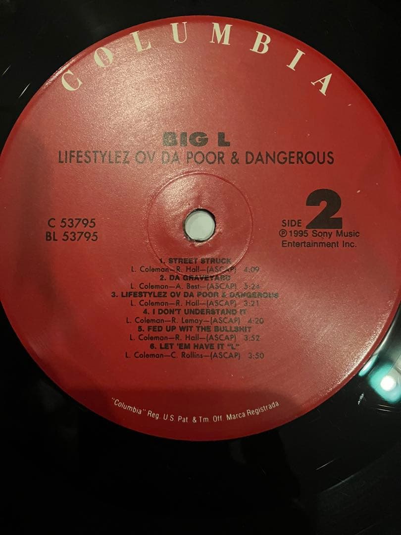 【USオリジナル盤 】 BIG L