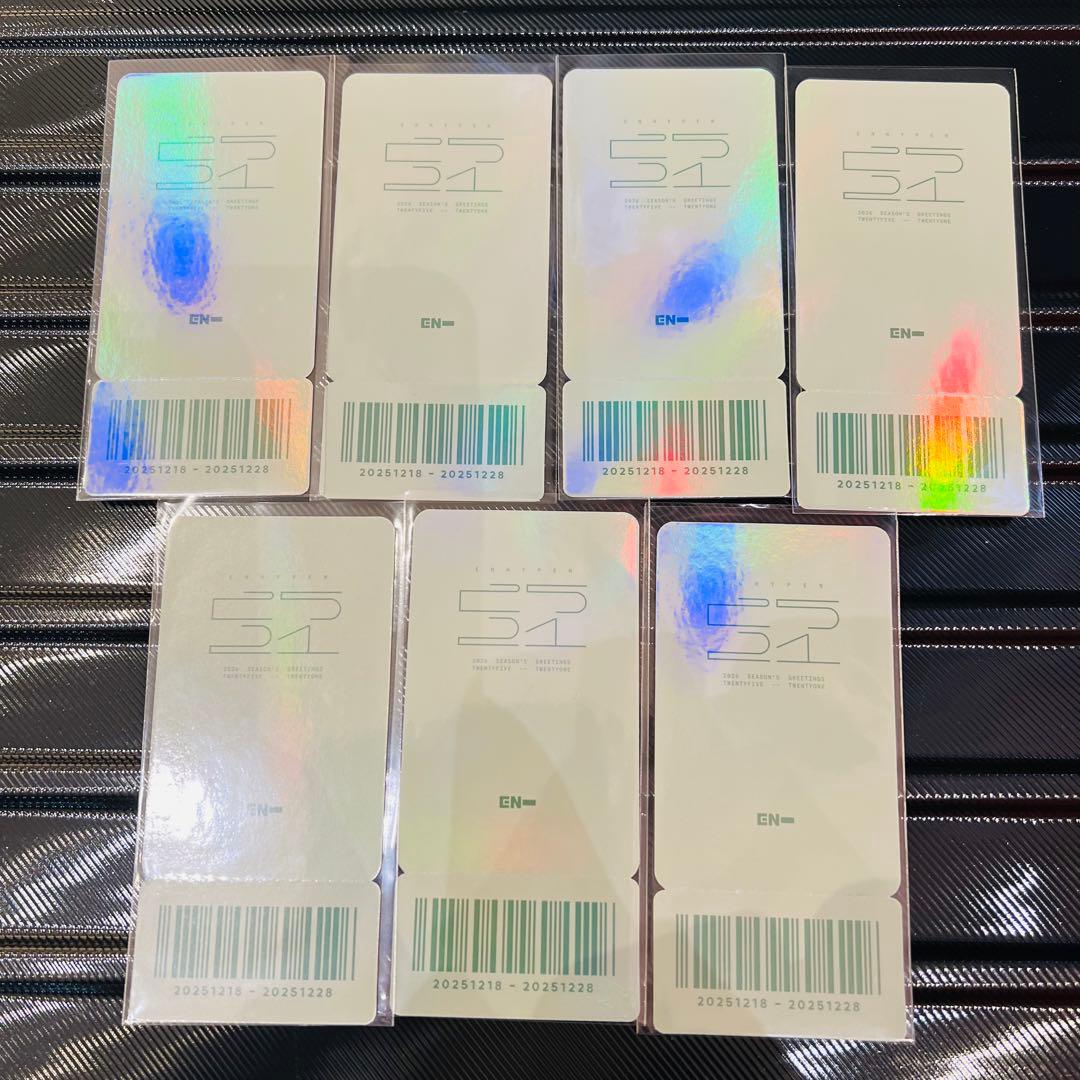 ENHYPEN 2026 シーグリ ポップアップ 購入特典フォトチケット