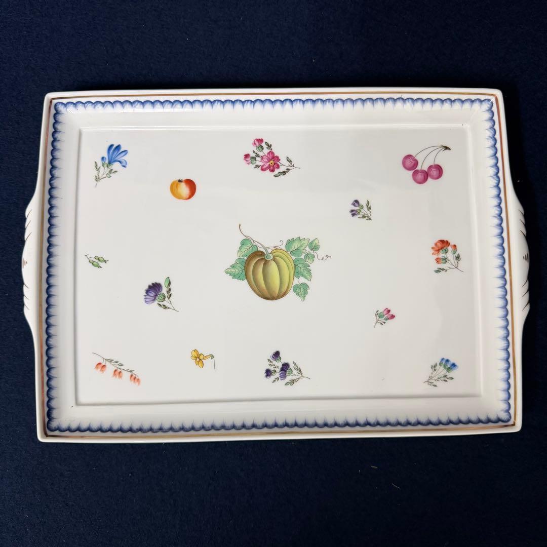 リチャード ジノリ イタリアンフルーツ スクエア トレイ 大皿