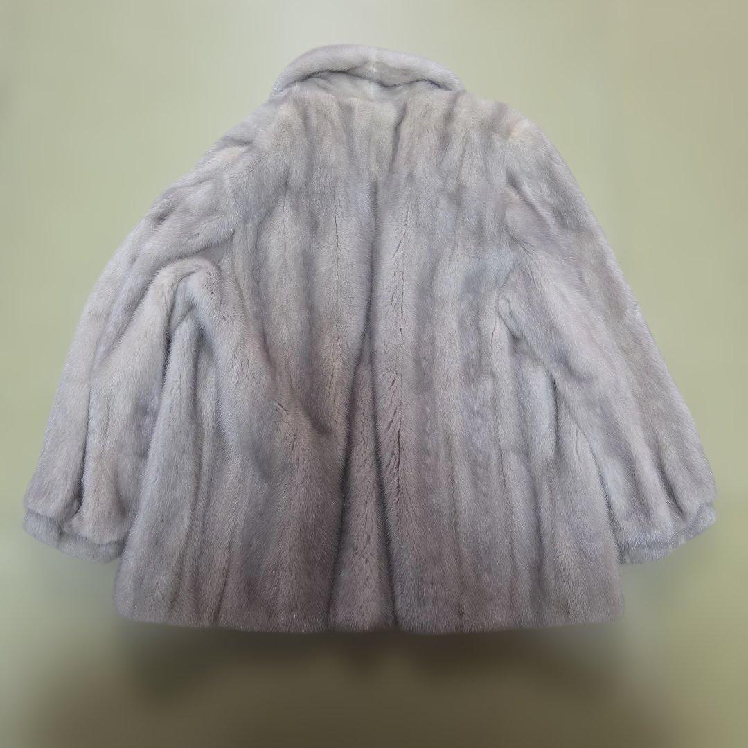 サファイアミンク 13号 絞り有り 女優襟 デザイン毛量◎ MINK コート