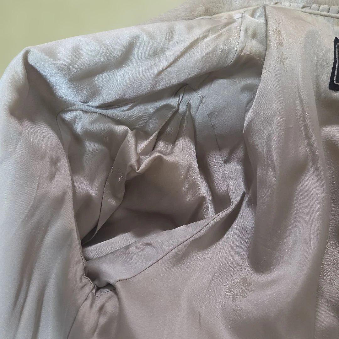 サファイアミンク 13号 絞り有り 女優襟 デザイン毛量◎ MINK コート