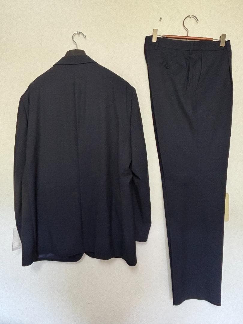 S779★新品レミュー アオキ メンズ ビジネススーツ E8 W85濃紺 秋冬春