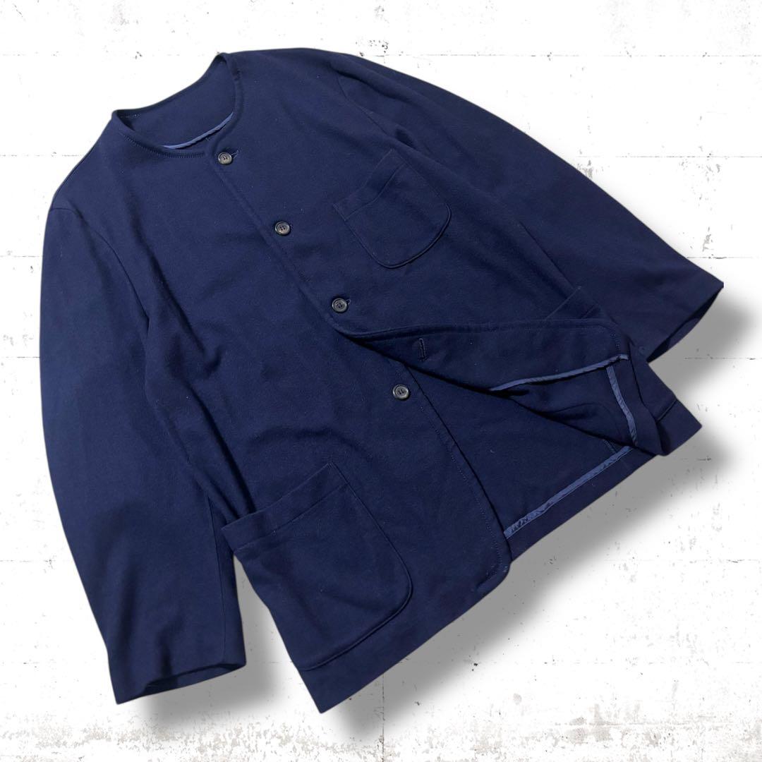 archive Y's for men ノーカラー　ウール　ジャケット　90S