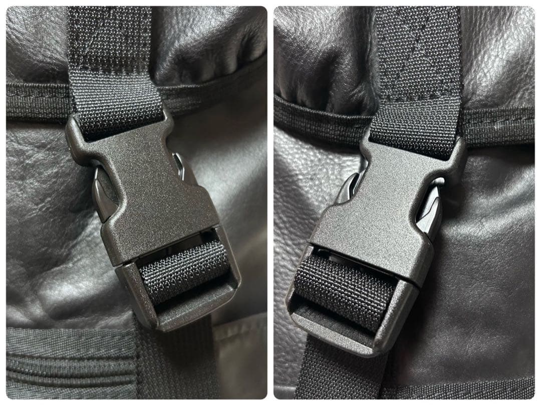 未使用級✨PORTER ポーター アルーフ リュック レザー ロゴ ブラック